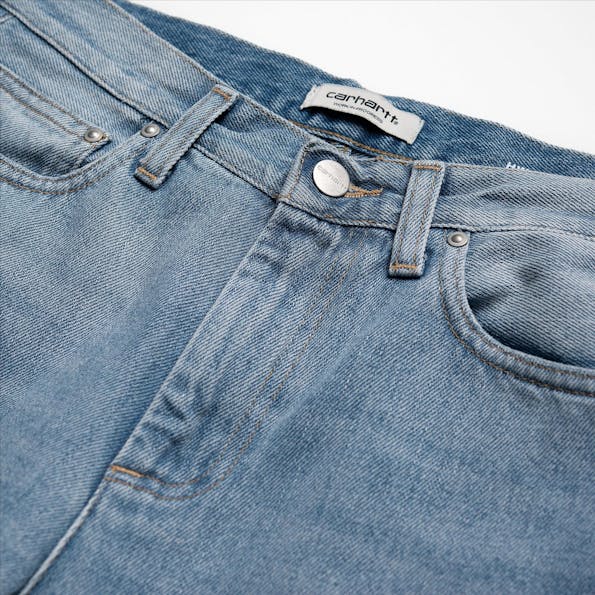 Carhartt WIP - Lichtblauwe Page Carrot Ankle Pant slim tapered jeans