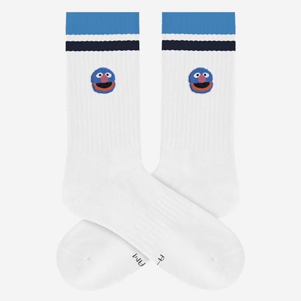 A'dam - Witte Grover sokken, maat: 41-46