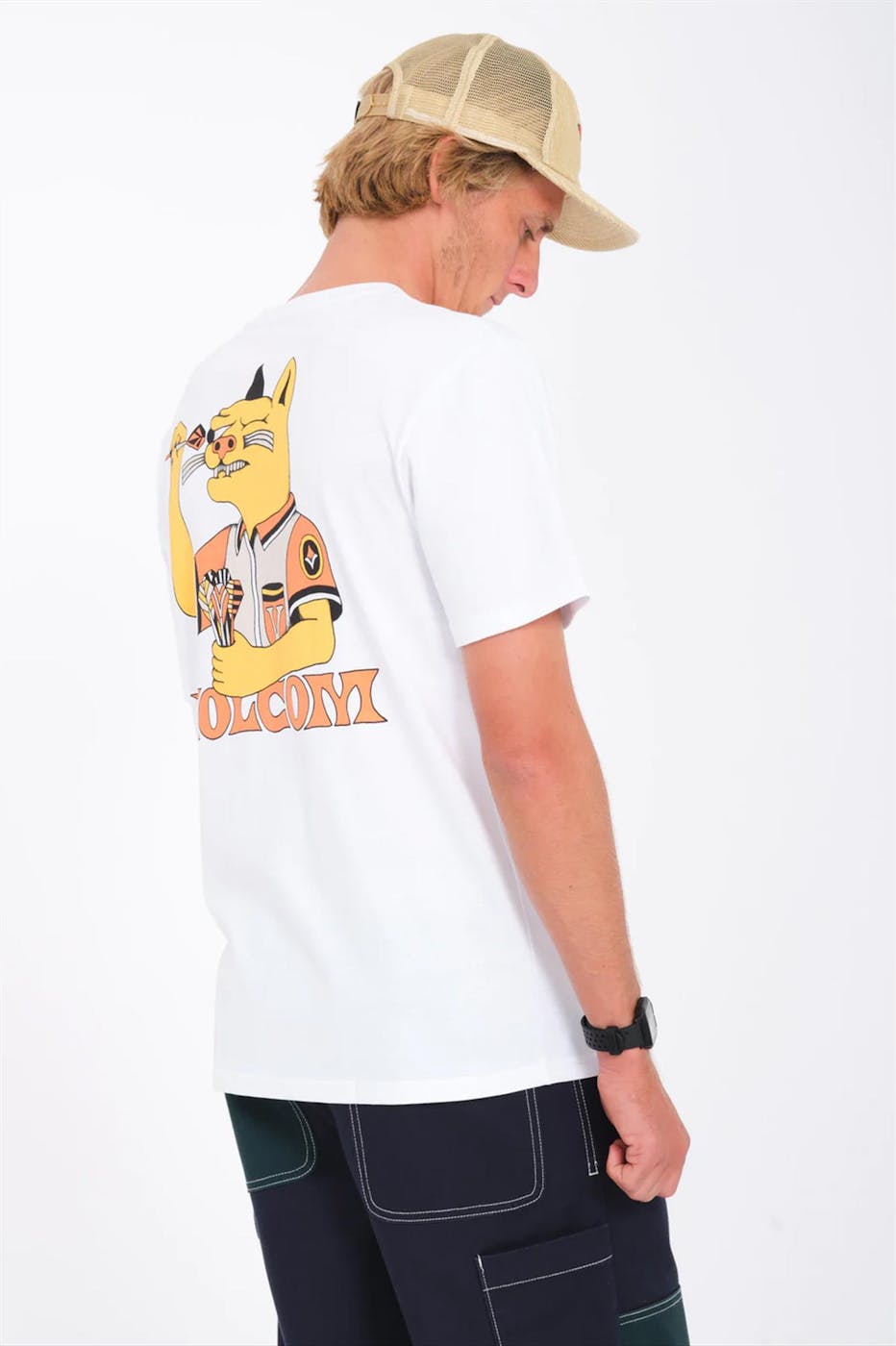 Volcom - Witte Nando Von Arb T-shirt
