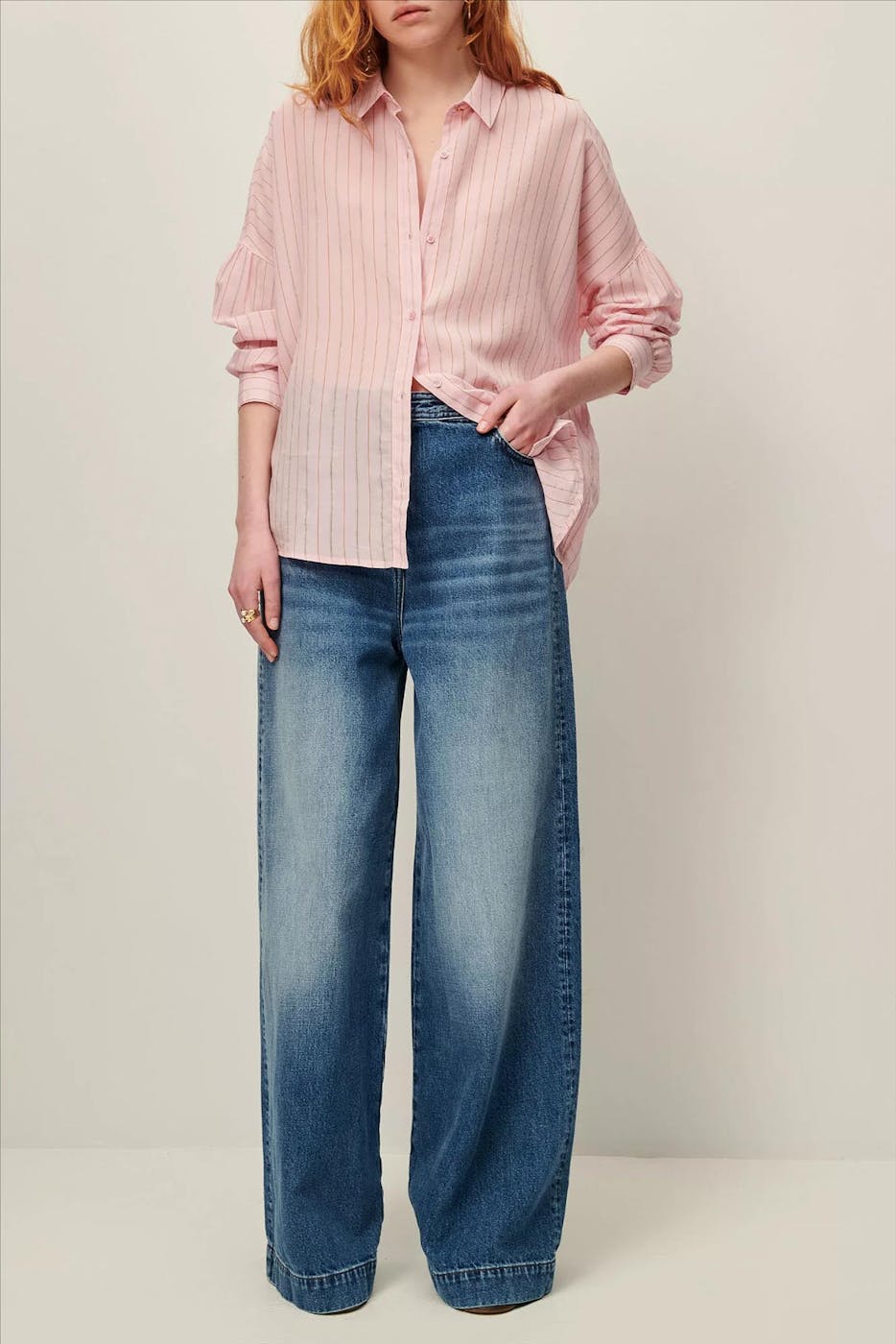 Sessùn - Roze Botan blouse