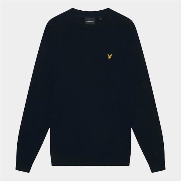 Lyle & Scott - Donkerblauwe Merino trui