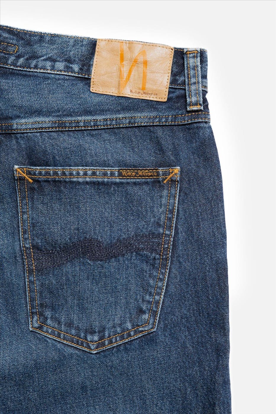 Nudie Jeans Co. - Donkerblauwe Gritty Jackson jeans