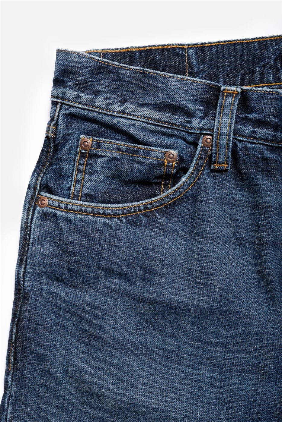Nudie Jeans Co. - Donkerblauwe Gritty Jackson jeans