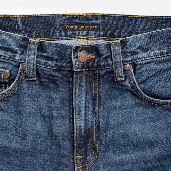 Nudie Jeans Co. - Donkerblauwe Gritty Jackson jeans