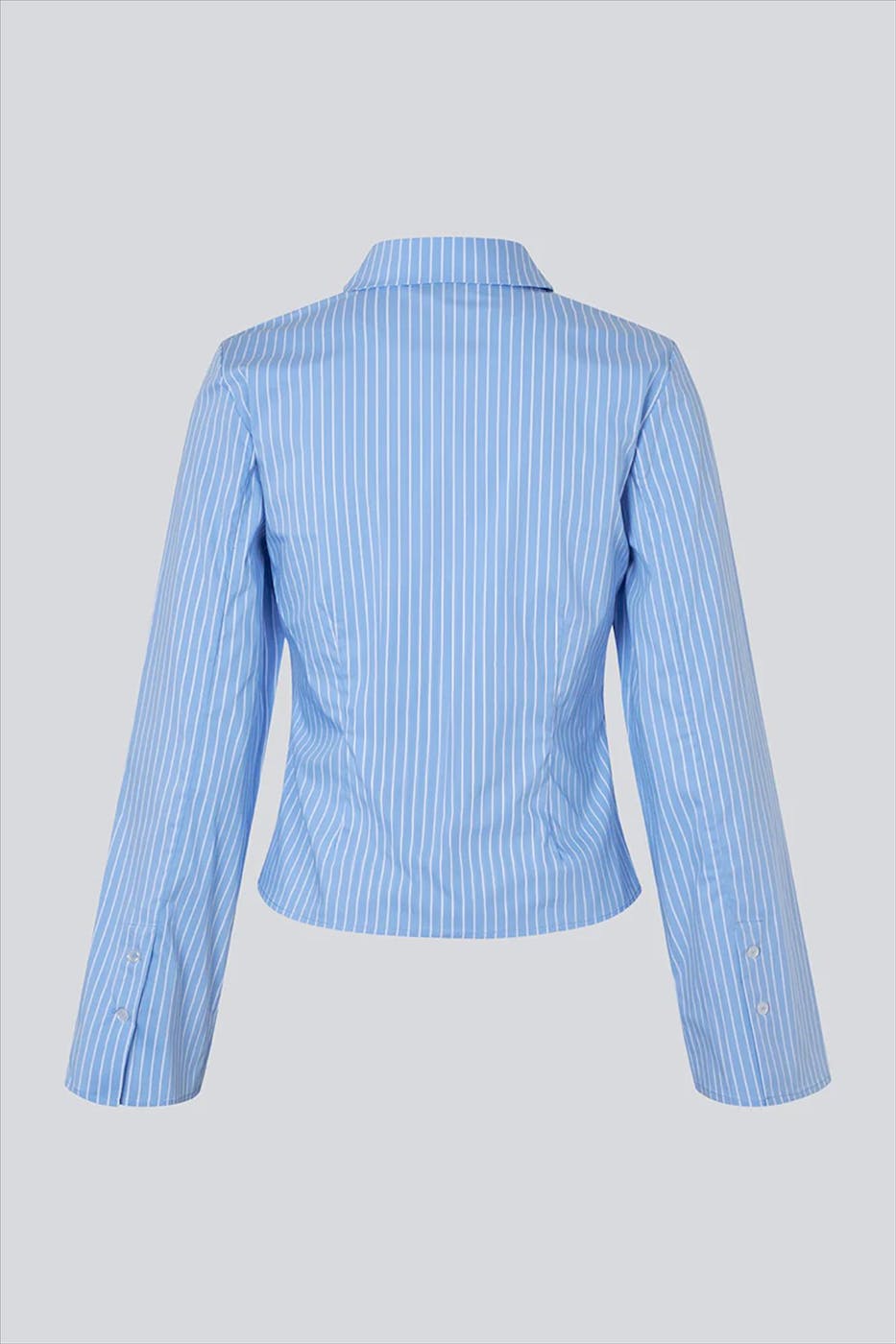Modström - Blauwe-Witte Pattimd blouse