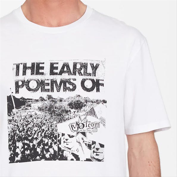 Volcom - Witte Entertainment Poems T-shirt