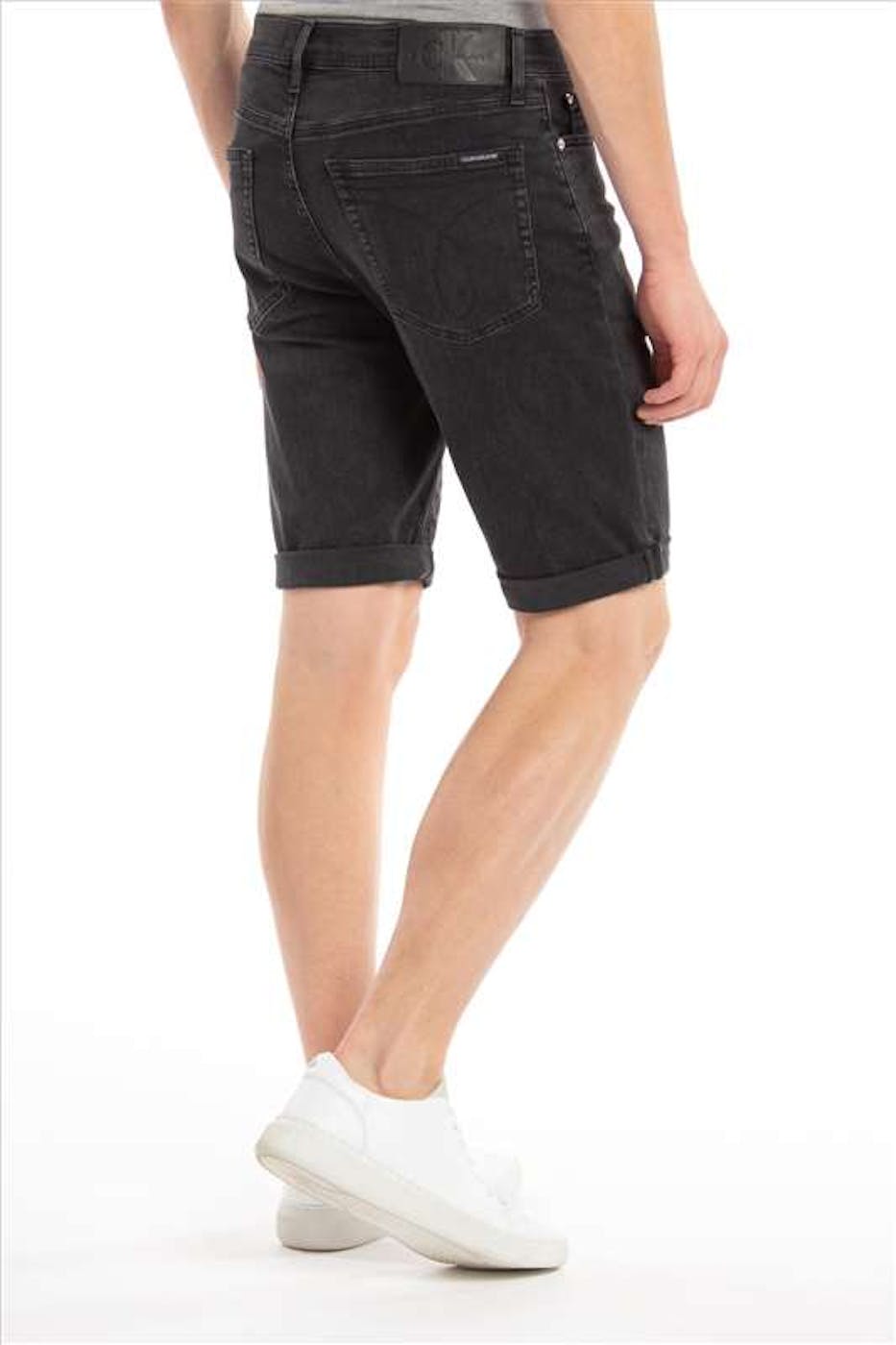 Calvin Klein Jeans - Zwarte slim jeans short
