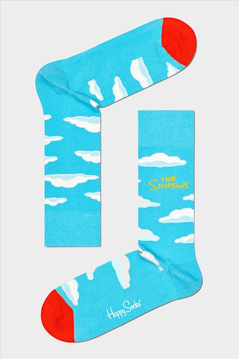 Happy Socks - Lichtblauwe Clouds sokken, maat: 41-46