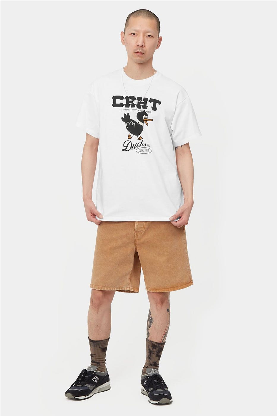 Carhartt WIP - Ecru CRHT Ducks T-shirt