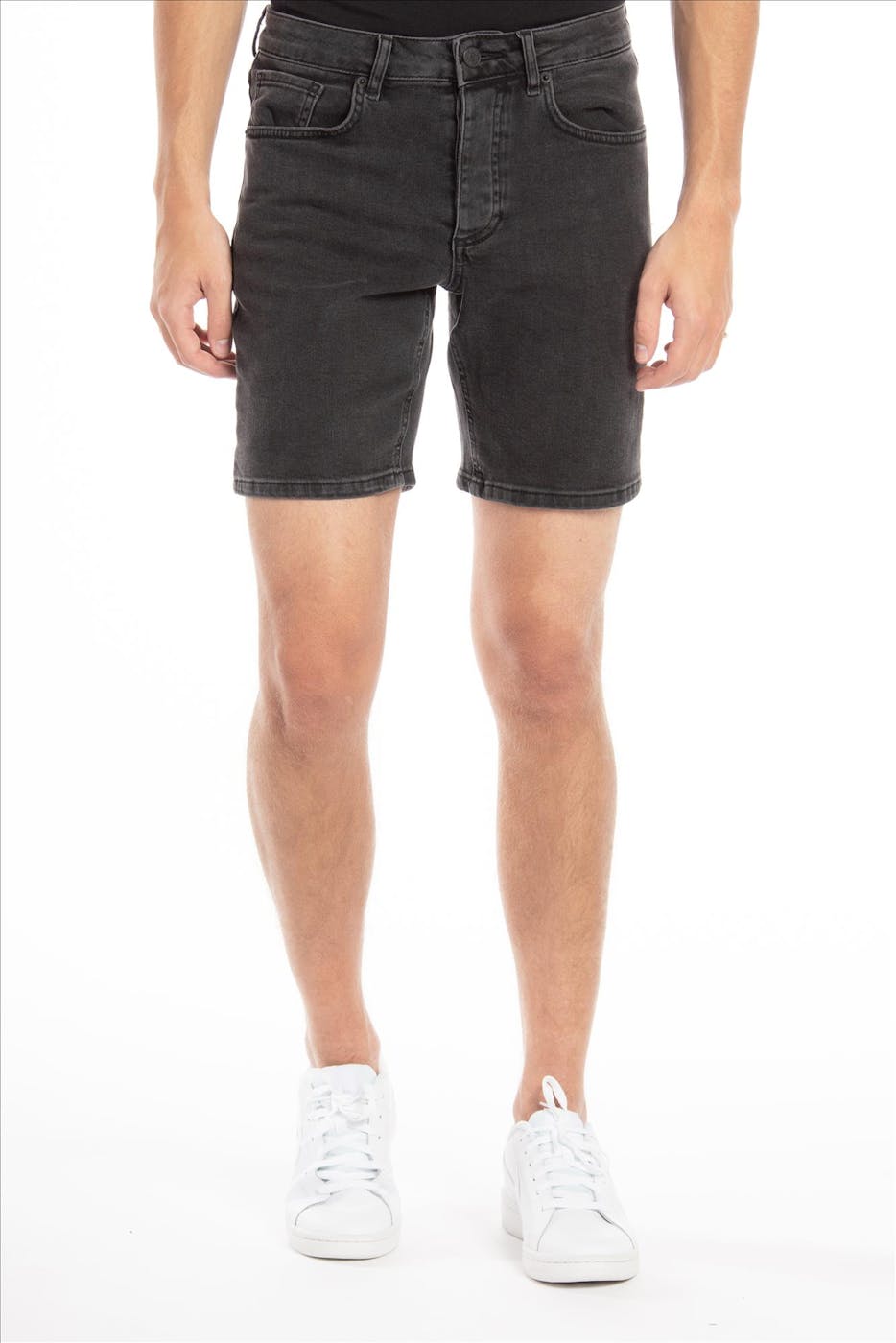 Minimum - Zwarte Samden 5 pocket jeansshort