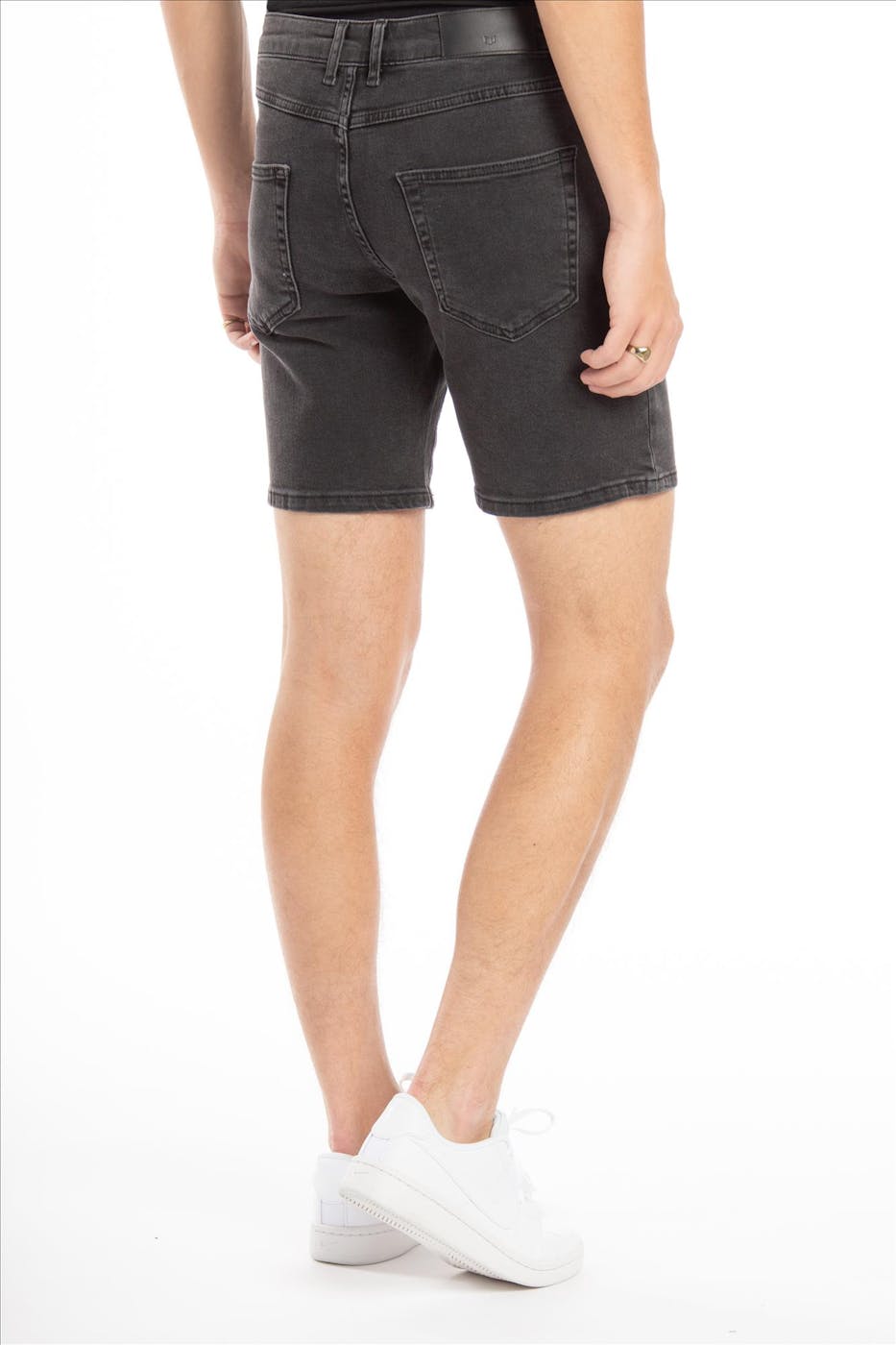 Minimum - Zwarte Samden 5 pocket jeansshort