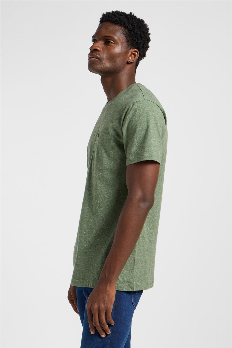 Lee - Olijfgroene Ultimate Pocket T-shirt