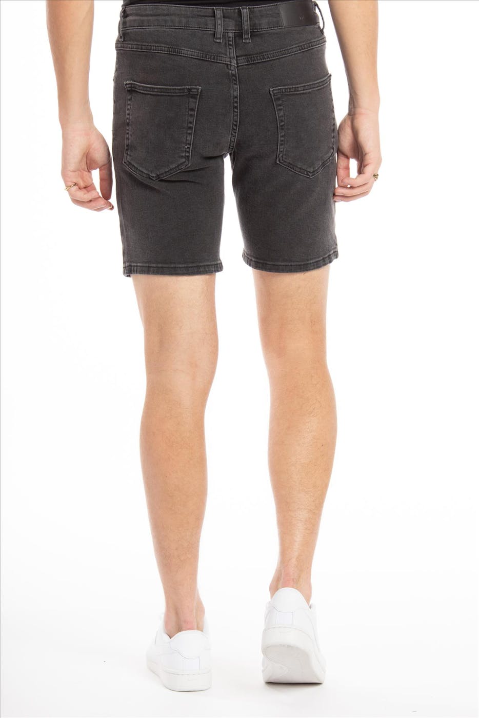 Minimum - Zwarte Samden 5 pocket jeansshort