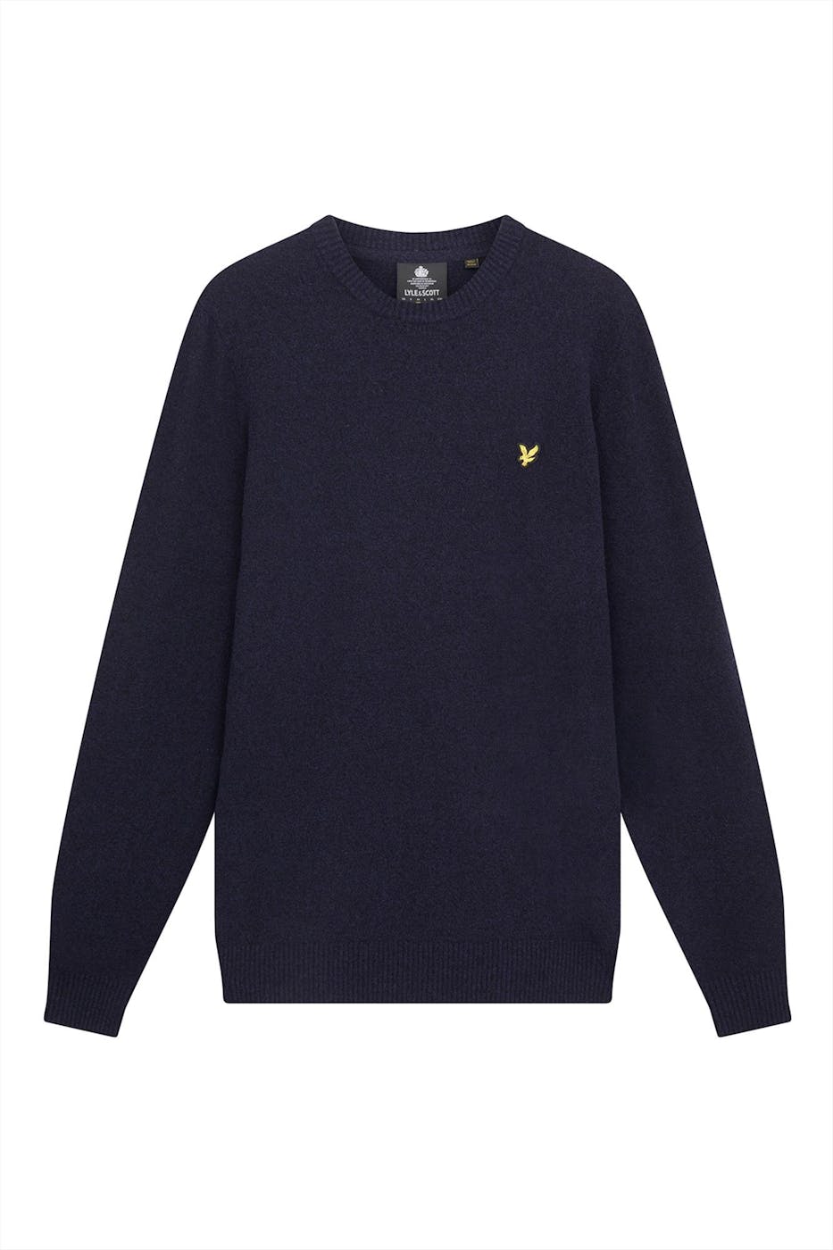 Lyle & Scott - Donkerblauwe Boucle trui