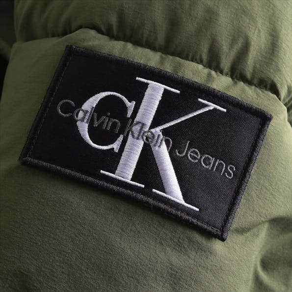 Calvin Klein Jeans - Groene CK Label pufferjas