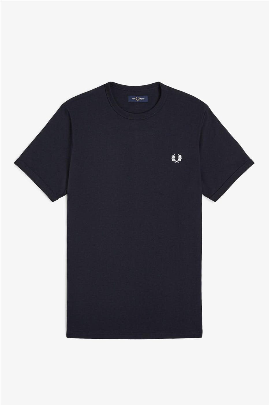 Fred Perry - Donkerblauwe Ringer T-shirt