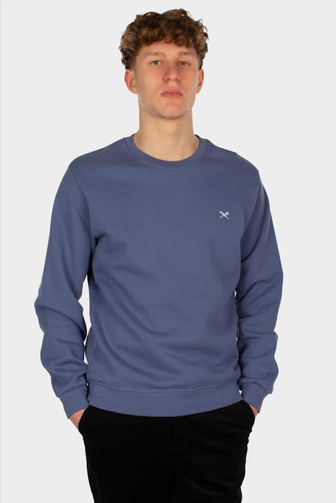 Iriedaily - Blauwe Mini Flag sweater