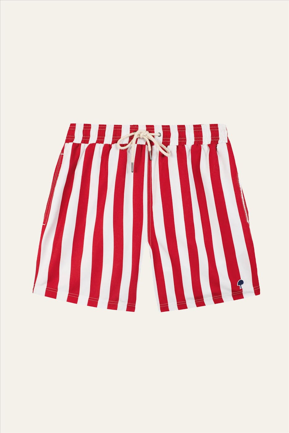Faguo - Rood-Witte Mimizan zwemshort