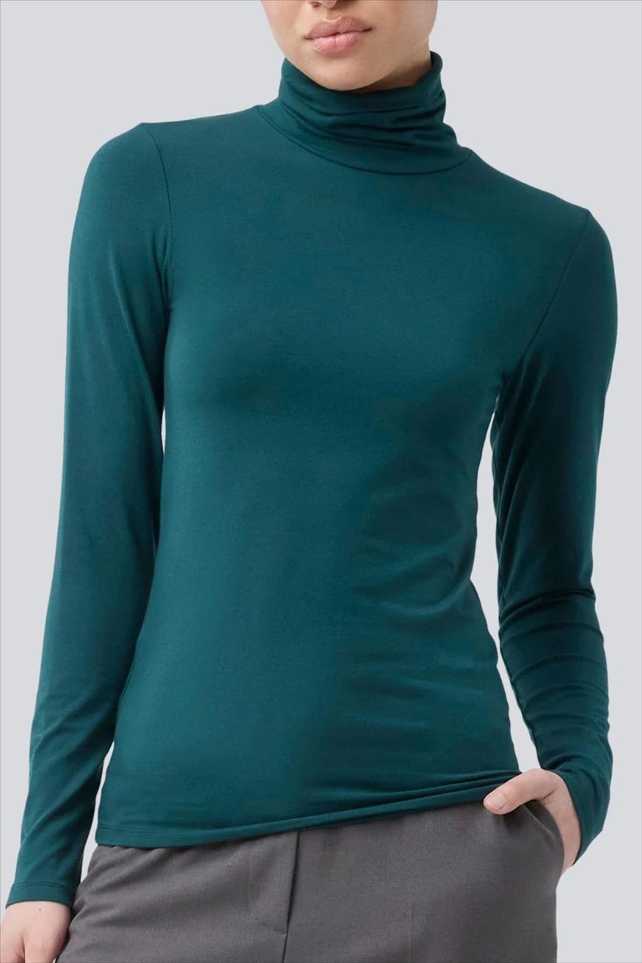 Modström - Donkergroene Tanner longsleeve