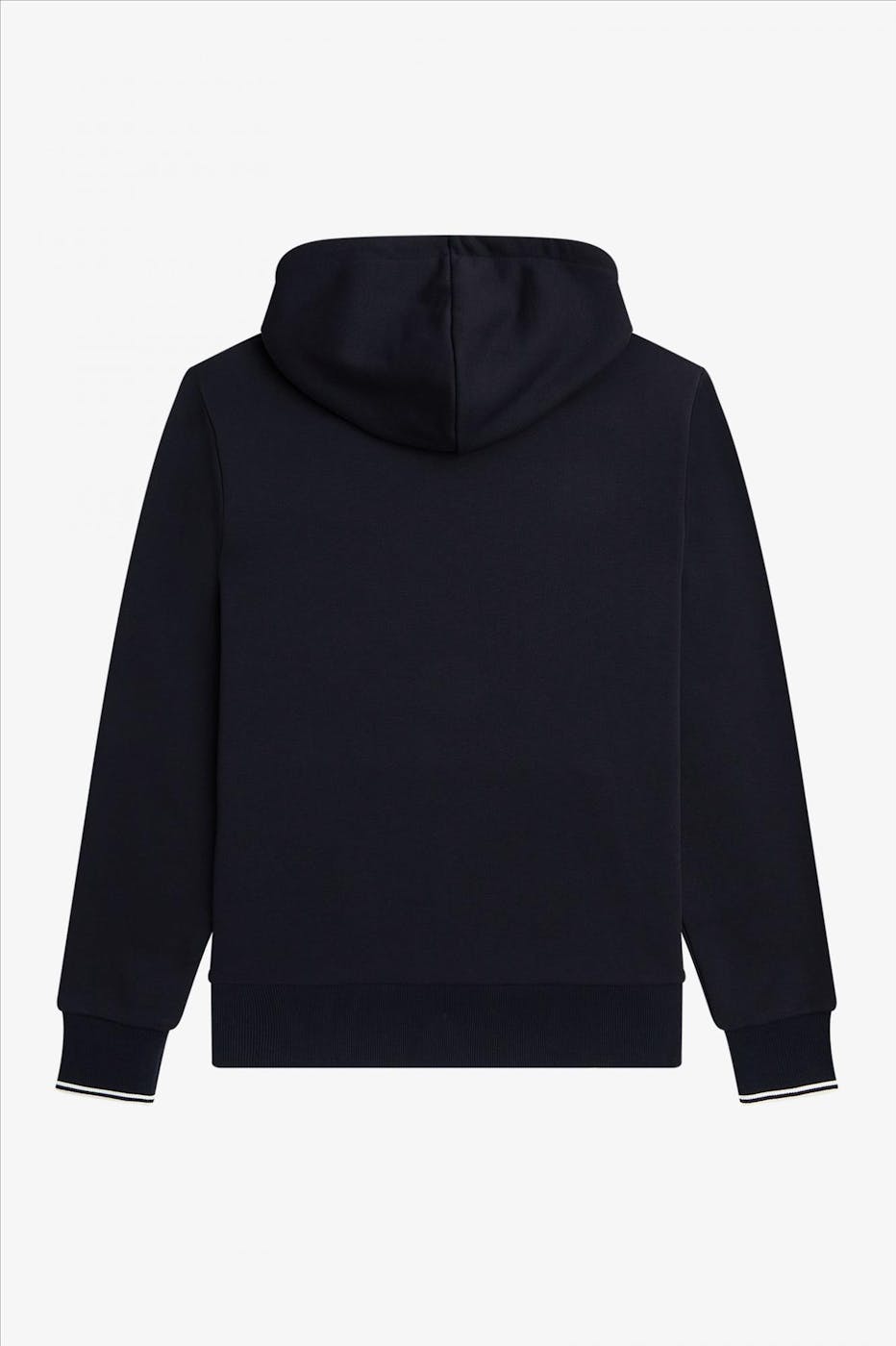 Fred Perry - Donkerblauwe Tipped hoodie