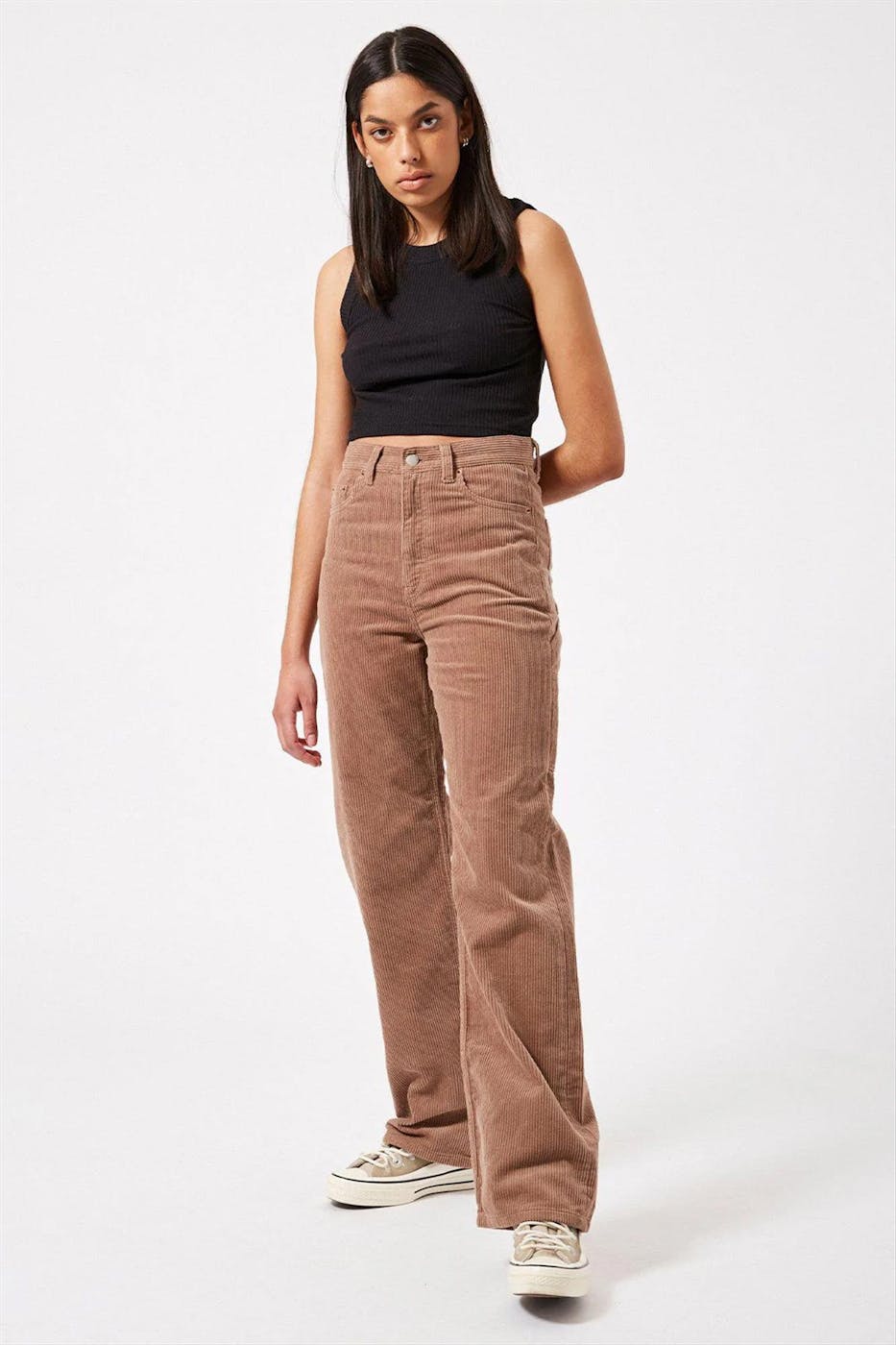 Dr. Denim - Bruine Echo Worker broek
