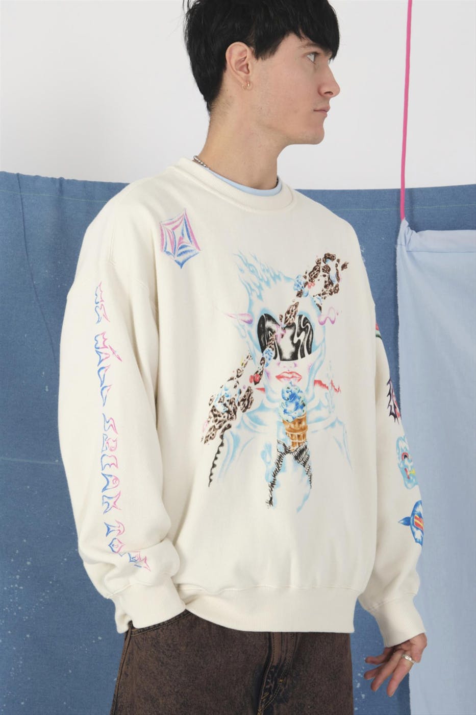 Volcom - Ecru Sam Ryser sweater