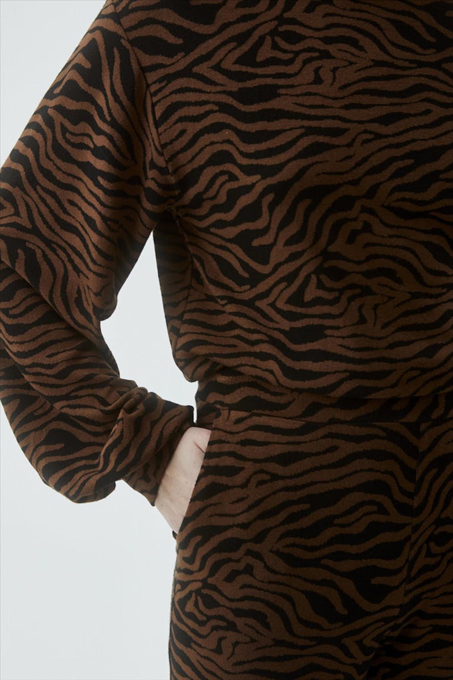 Modström - Bruin-zwarte zebra Ming broek