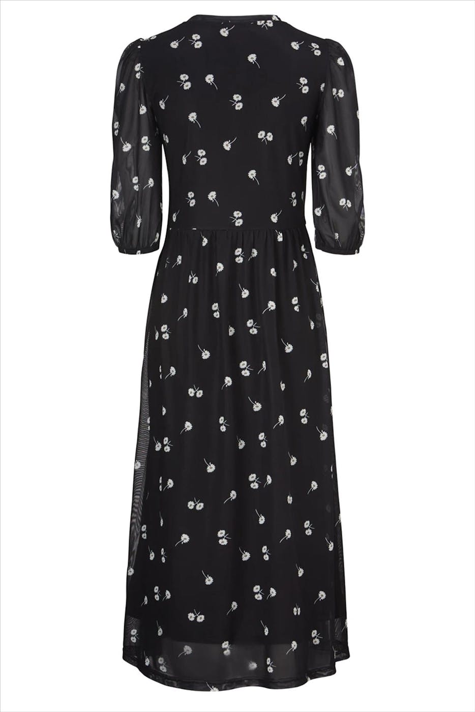 Modström - Zwarte Missy Daisy Print jurk