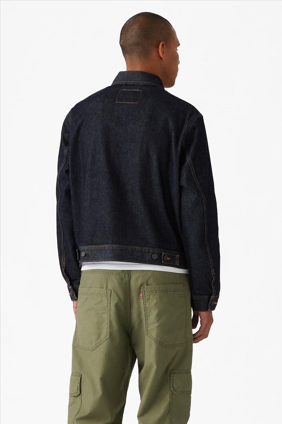 Levi's - Donkerblauwe Relaxed jeansjas