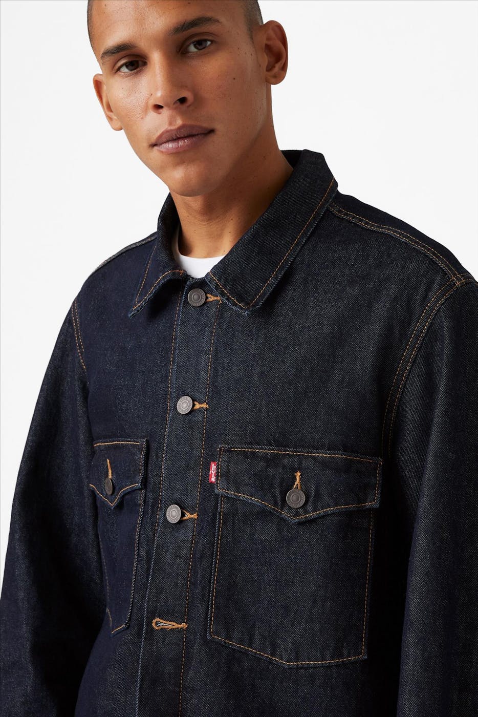 Levi's - Donkerblauwe Relaxed jeansjas