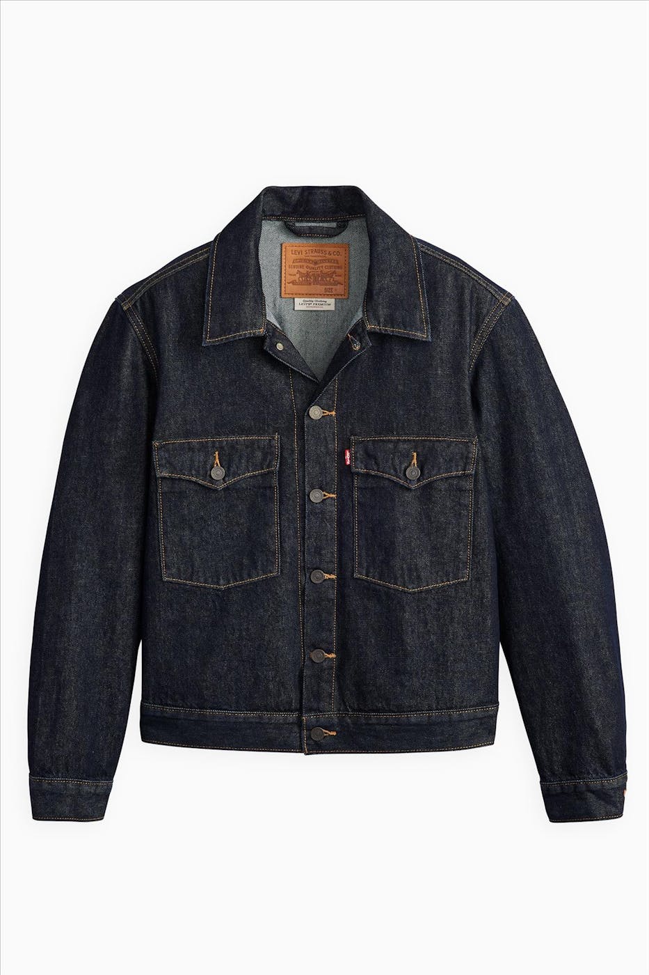 Levi's - Donkerblauwe Relaxed jeansjas