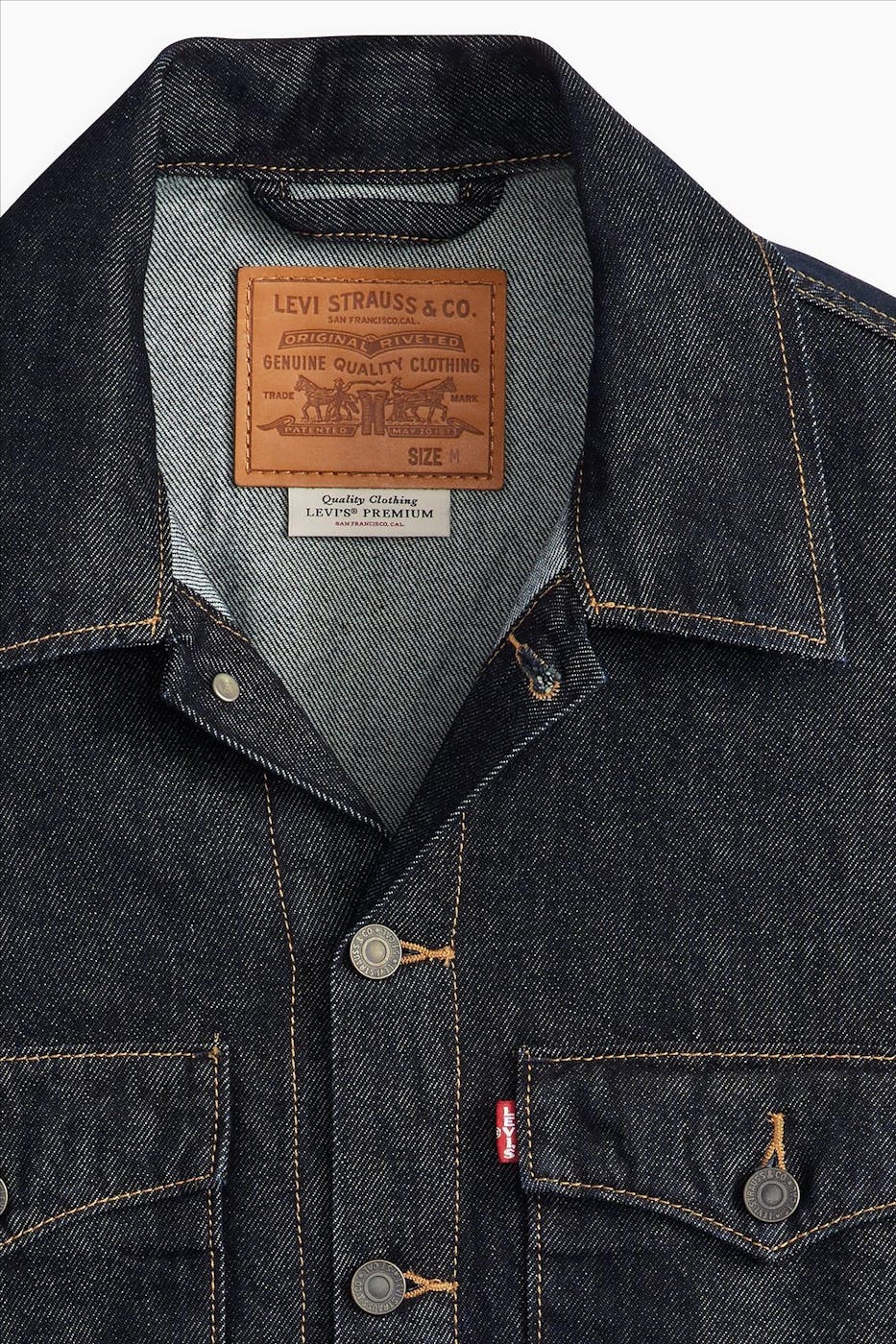 Levi's - Donkerblauwe Relaxed jeansjas
