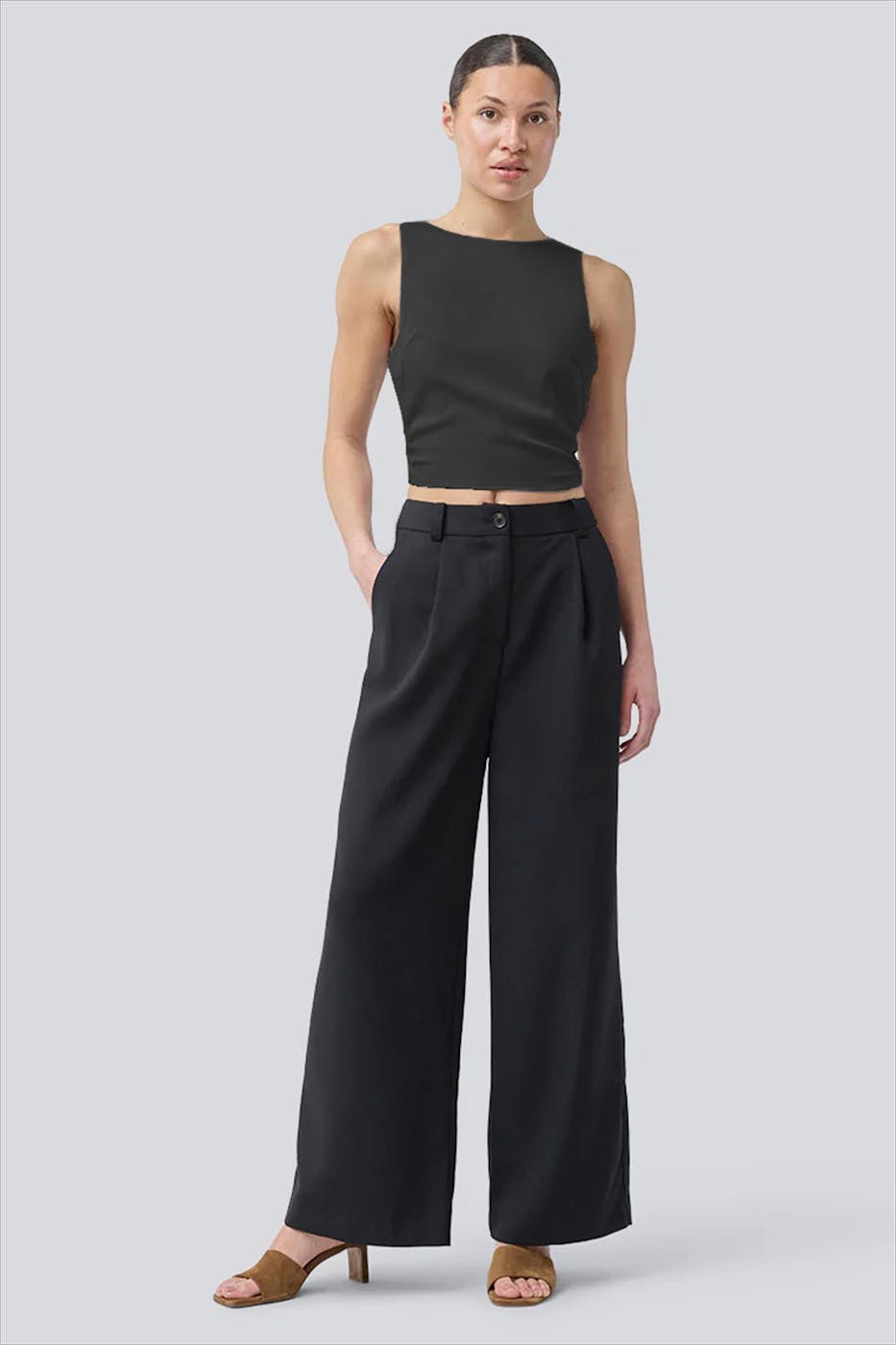 Modström - Donkerblauwe Tailor top