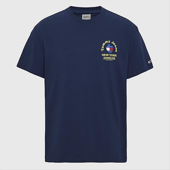 Tommy Jeans - Blauwe Running Club T-shirt