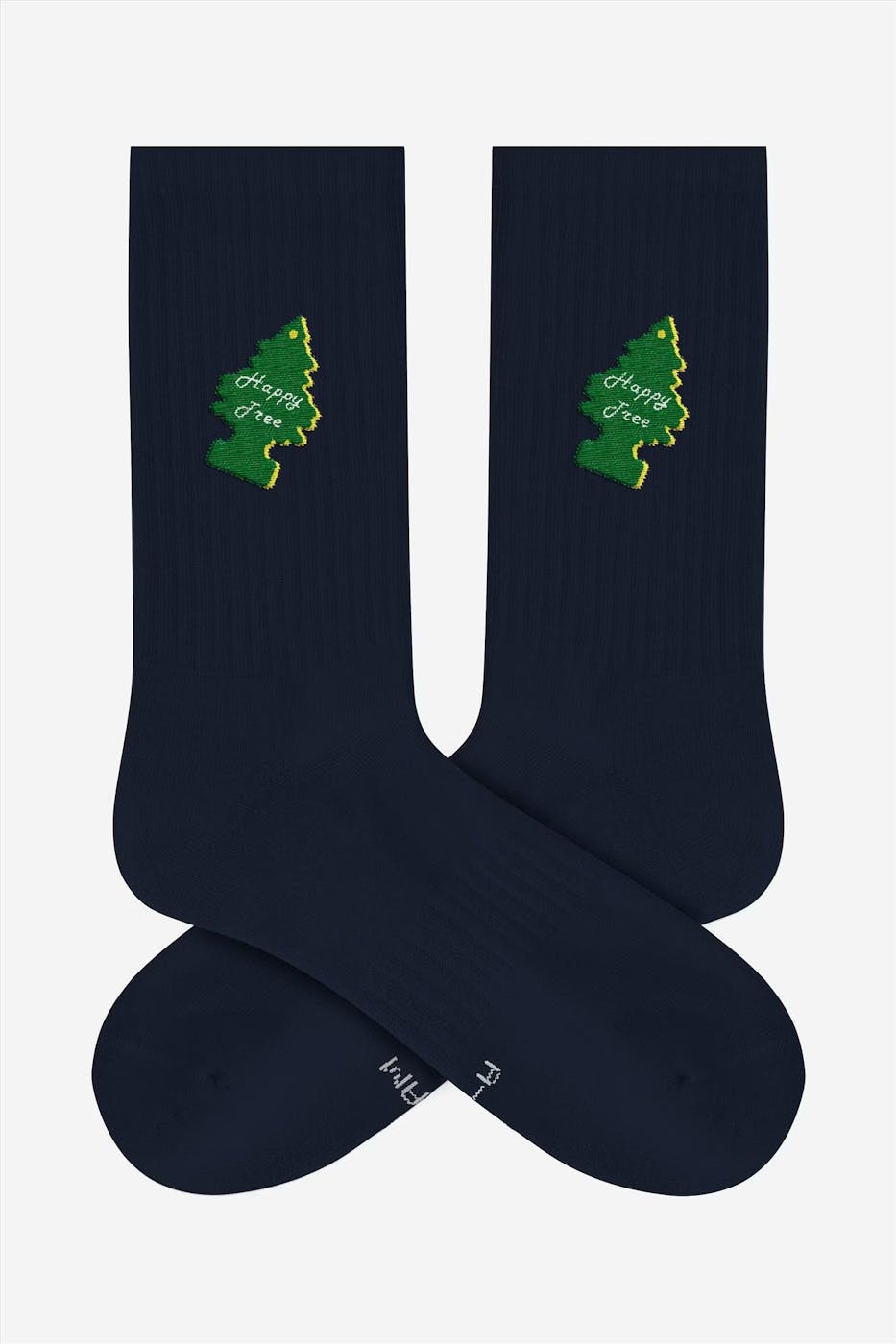 A'dam - Donkerblauwe Happy Tree sokken, maat: 41-46
