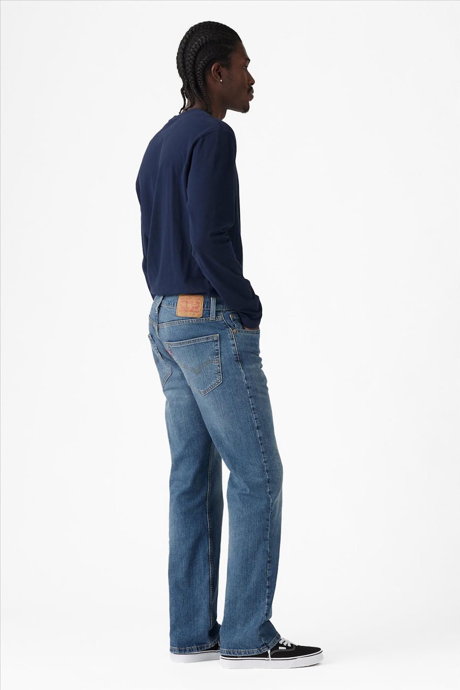 Levi's - Blauwe 527 slim bootcut jeans