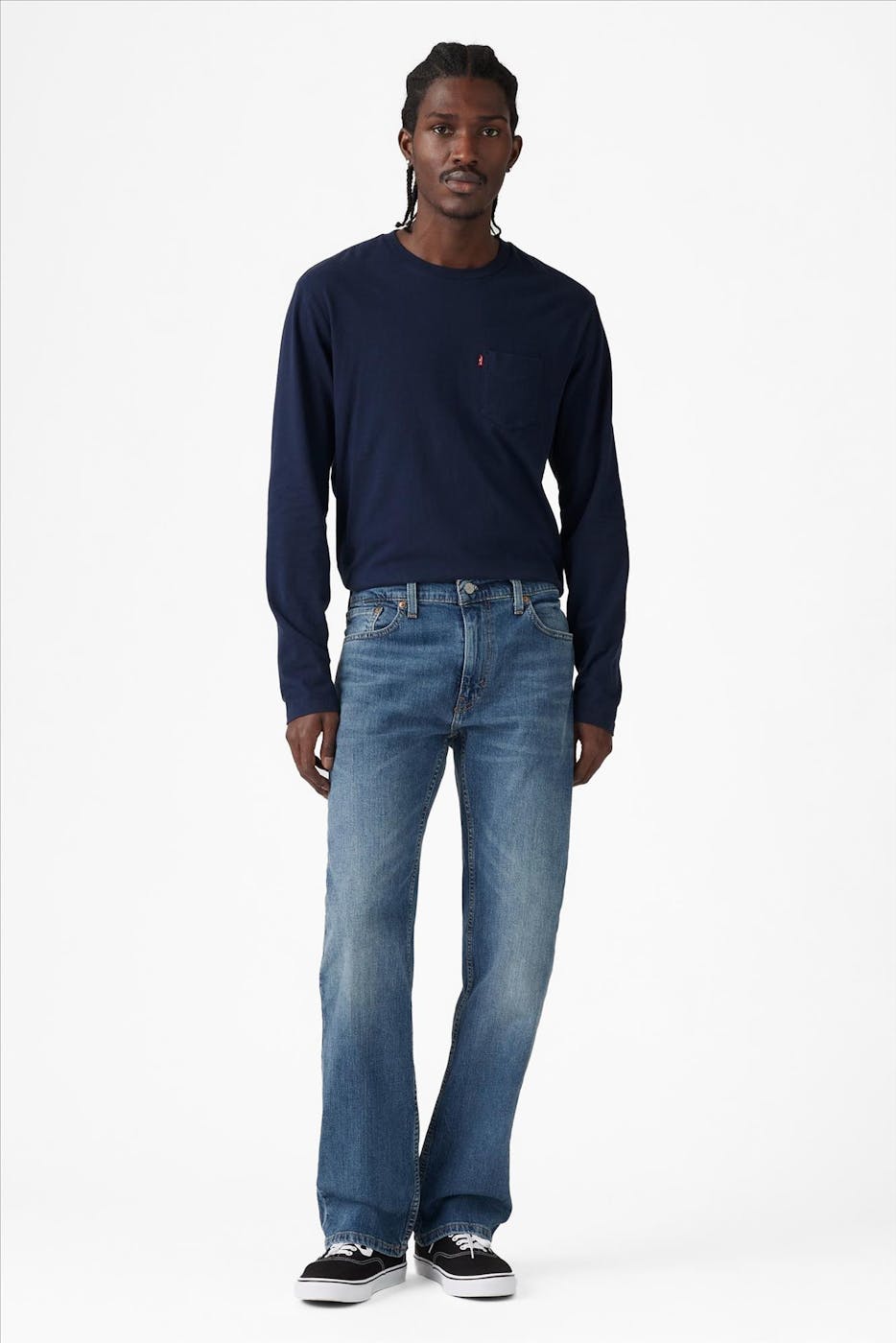 Levi's - Blauwe 527 slim bootcut jeans