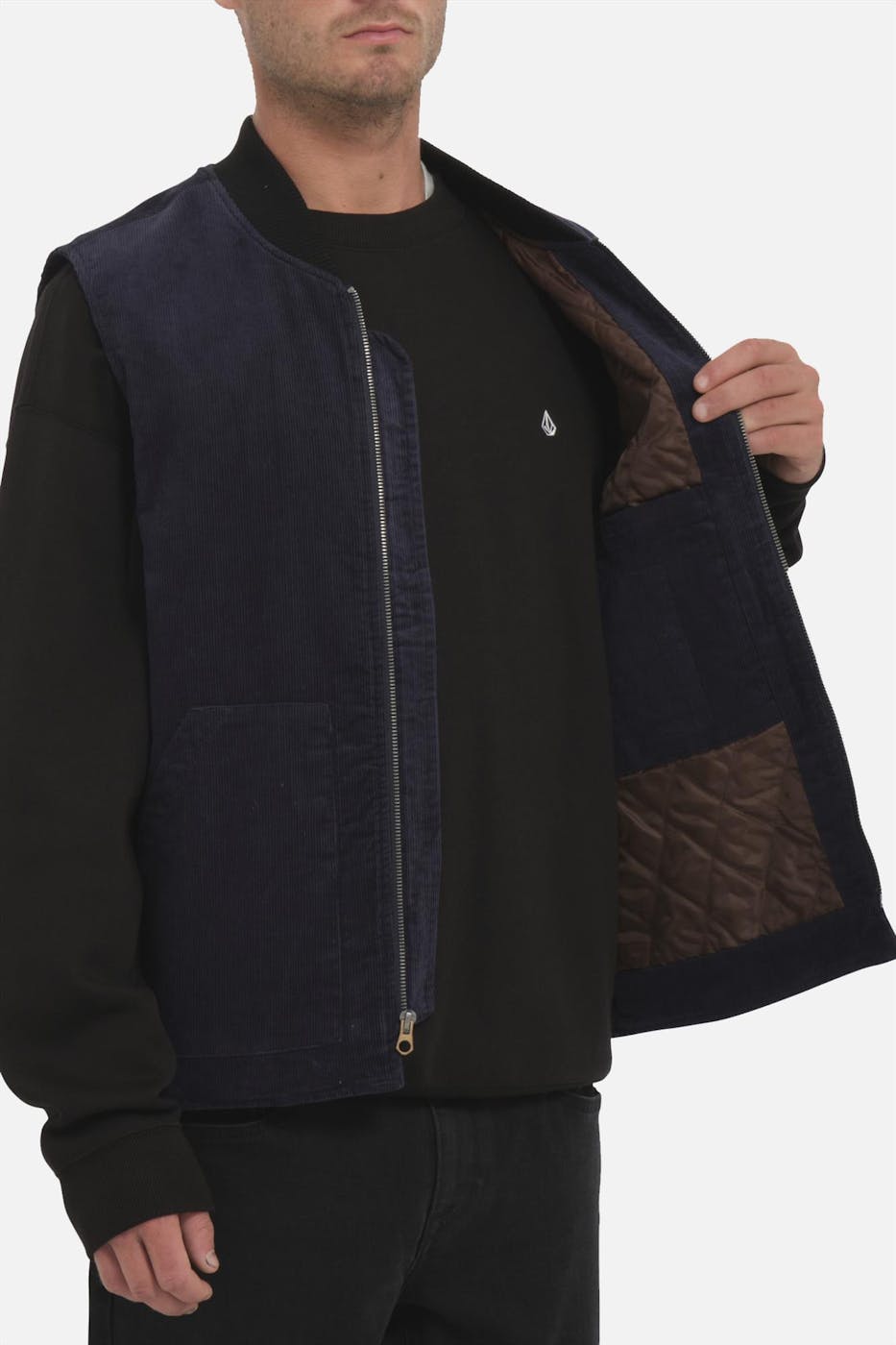 Volcom - Blauwe V-Team bodywarmer