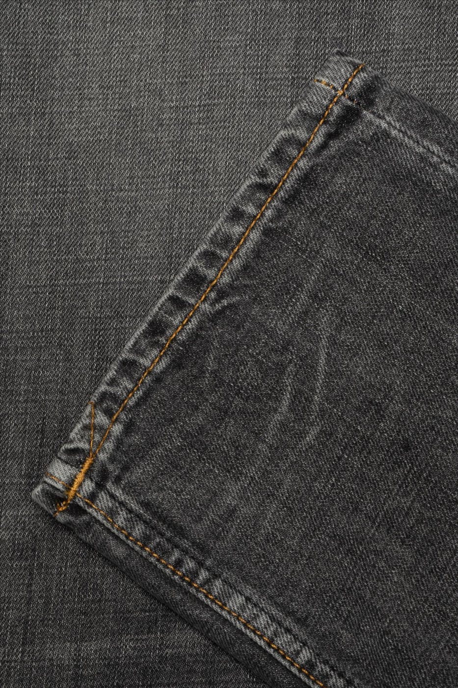 Nudie Jeans Co. - Grijze Rad Rufus straight jeans