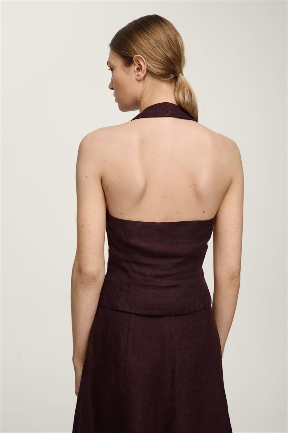MSCH COPENHAGEN - Donkerpaarse Naira Claritta waistcoat