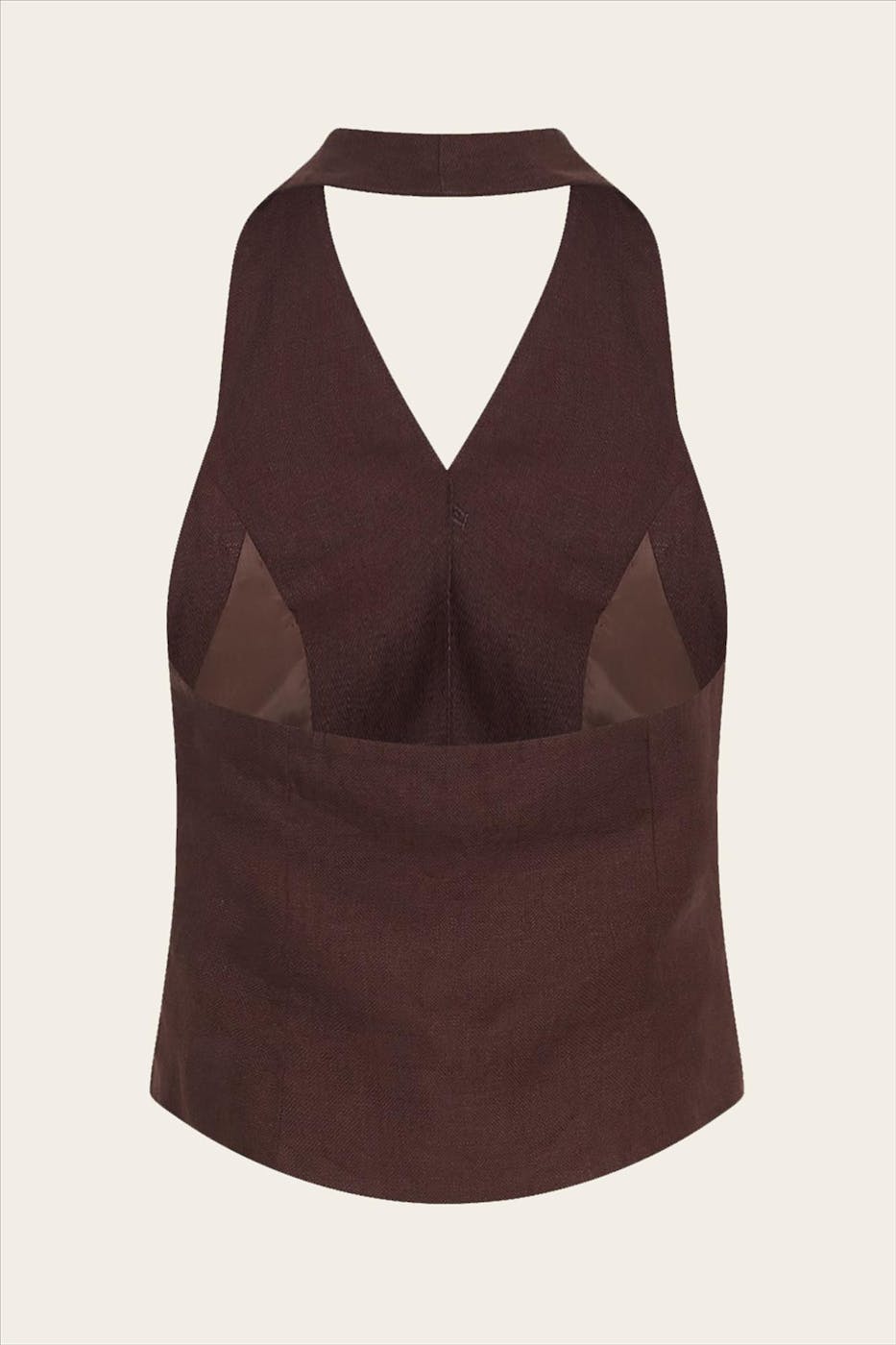 MSCH COPENHAGEN - Donkerpaarse Naira Claritta waistcoat