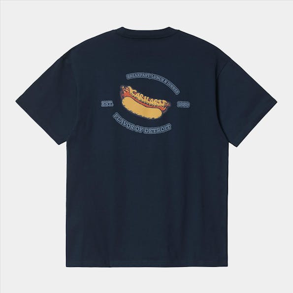 Carhartt WIP - Donkerblauwe Flavor T-shirt