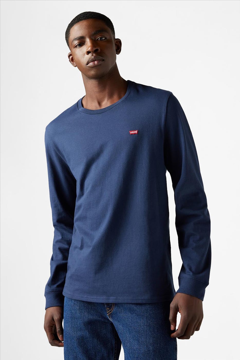 Levi's - Donkerblauwe Original longsleeve