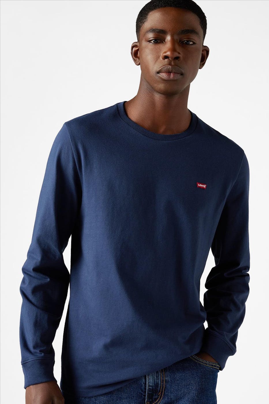 Levi's - Donkerblauwe Original longsleeve