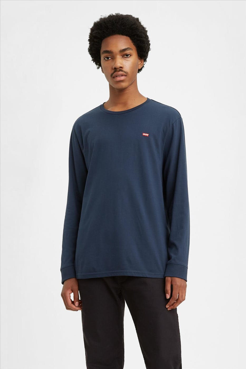 Levi's - Donkerblauwe Original longsleeve