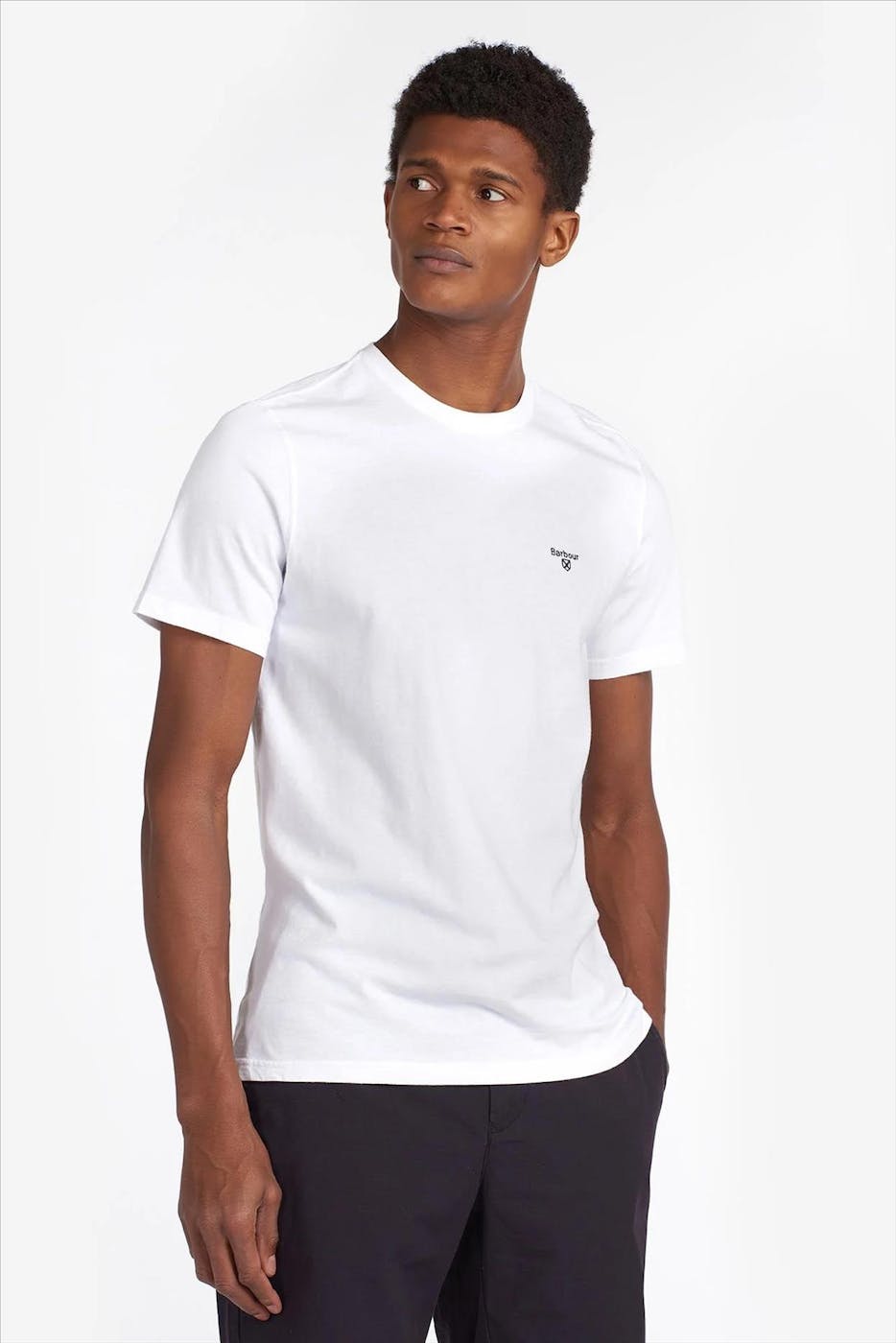 Barbour - Witte Essential Sports T-shirt