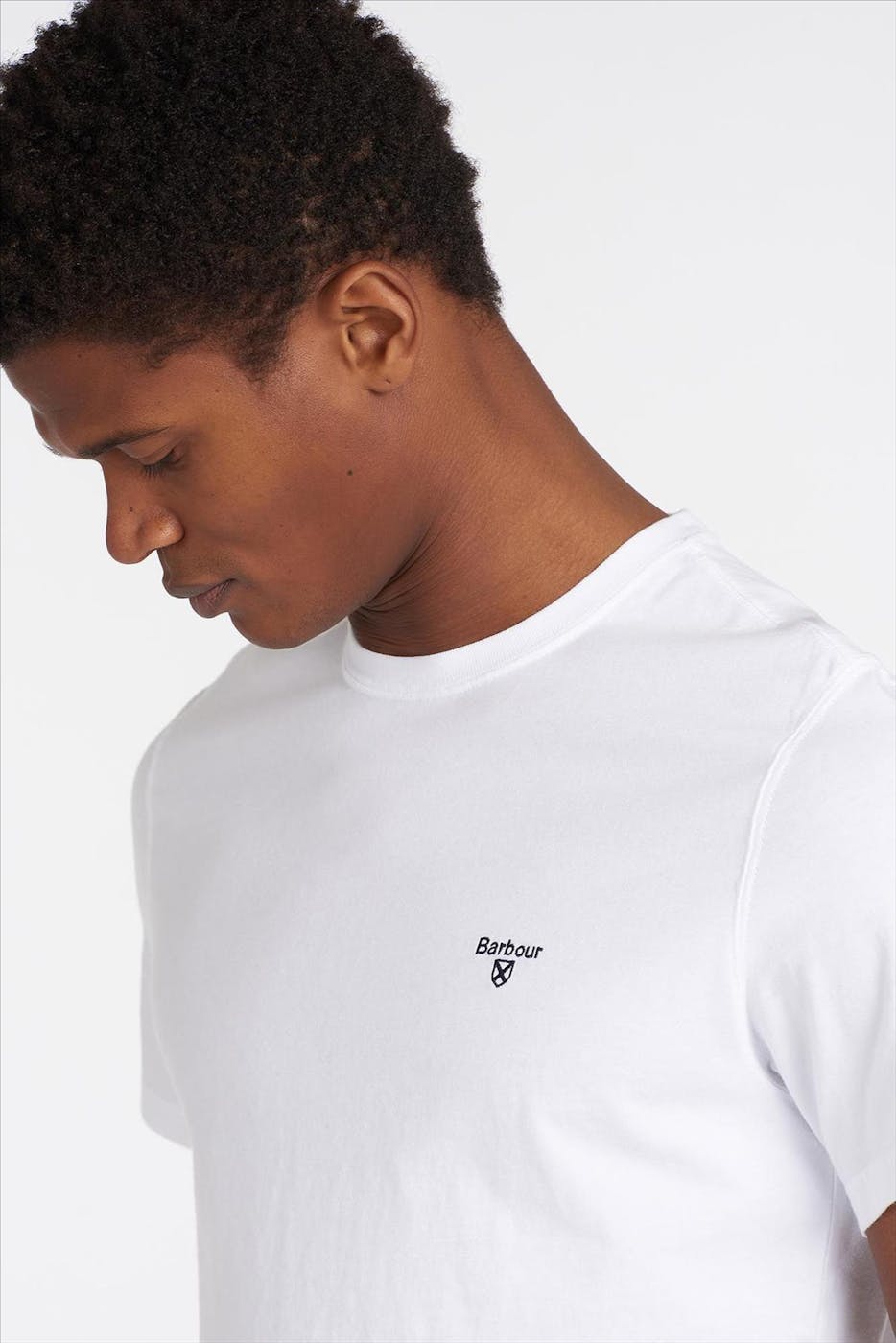 Barbour - Witte Essential Sports T-shirt