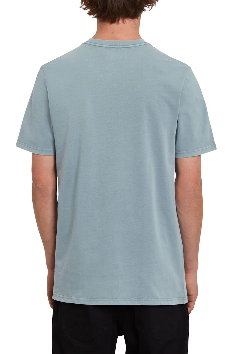 Volcom - Grijsgroene Circle Emb T-shirt