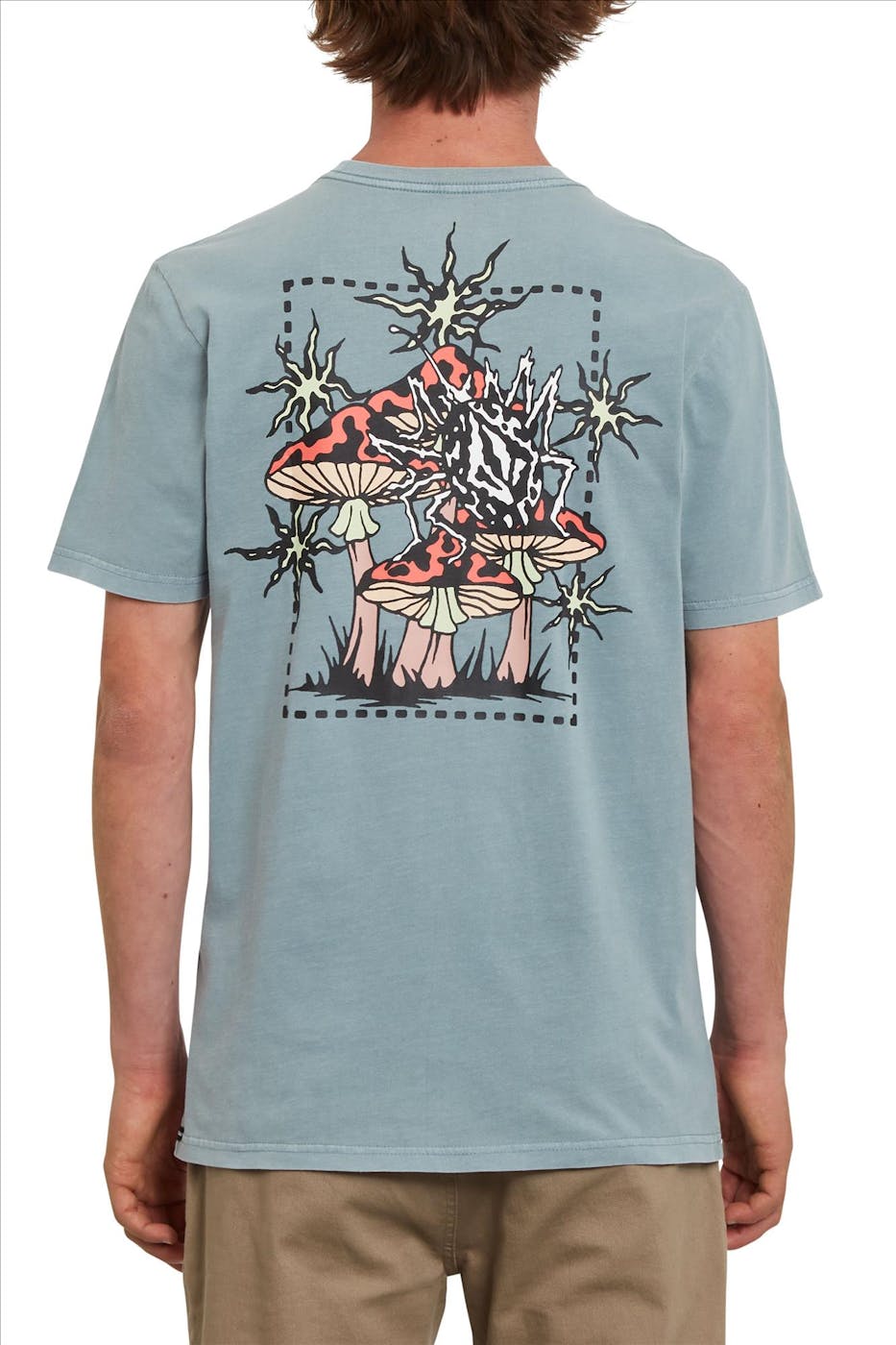 Volcom - Grijsgroene Widgets T-shirt
