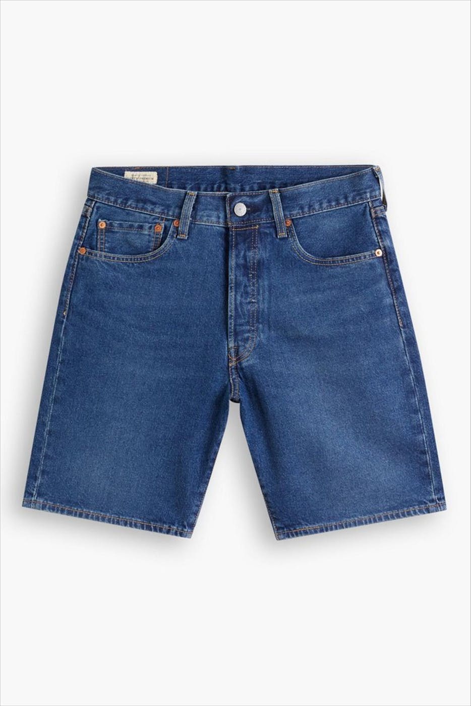 Levi's - Donkerblauwe 501 Original Jeans short